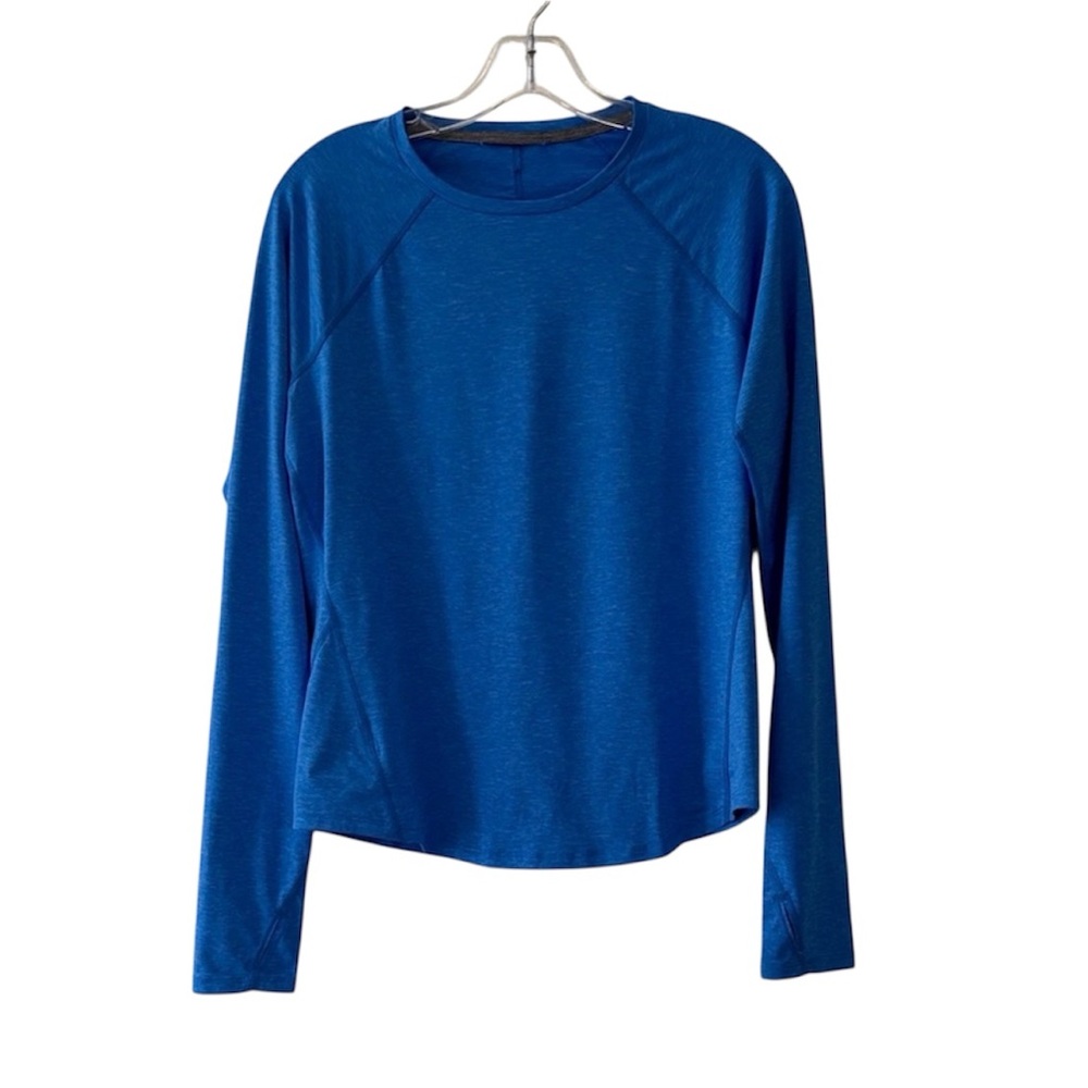 Prana Women's Blue Long Sleeve Tee Top